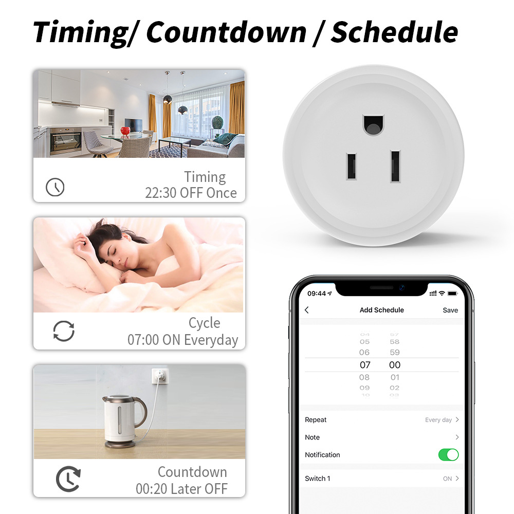 Smart Home Utilities - Smart Wifi Plug US Standard Wireless