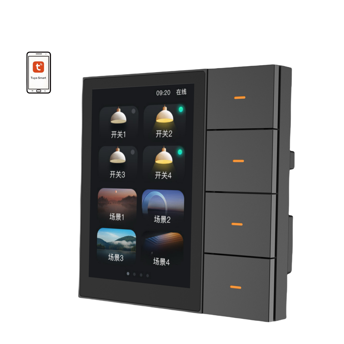 4 Gang Zigbee Smart Life Smart – обзор и цена Smart Home Switch