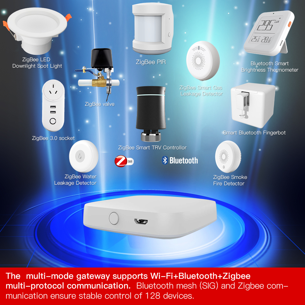 MOES Multi-mode Smart Gateway  – обзор и цена Smart Home Wifi Hub