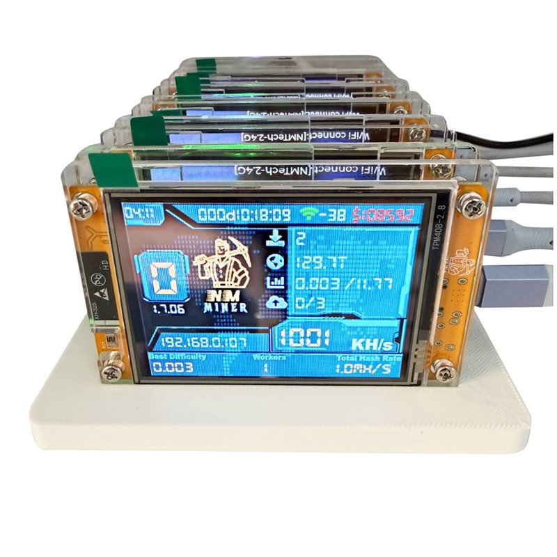 6X 1000KH/S Nmminer Nerdminer+ – обзор и цена Upgrade Smart Home
