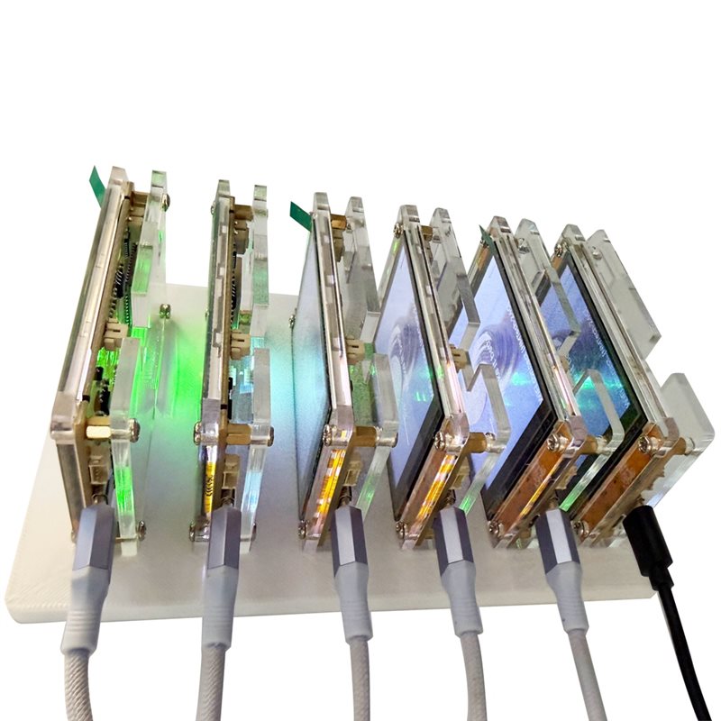 6X 1000KH/S Nmminer Nerdminer+ – обзор и цена Upgrade Smart Home