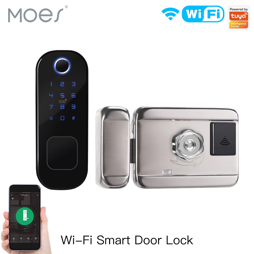 MOES WiFi Tuya Smart Lock Door – обзор и цена Smart Home Door Lock