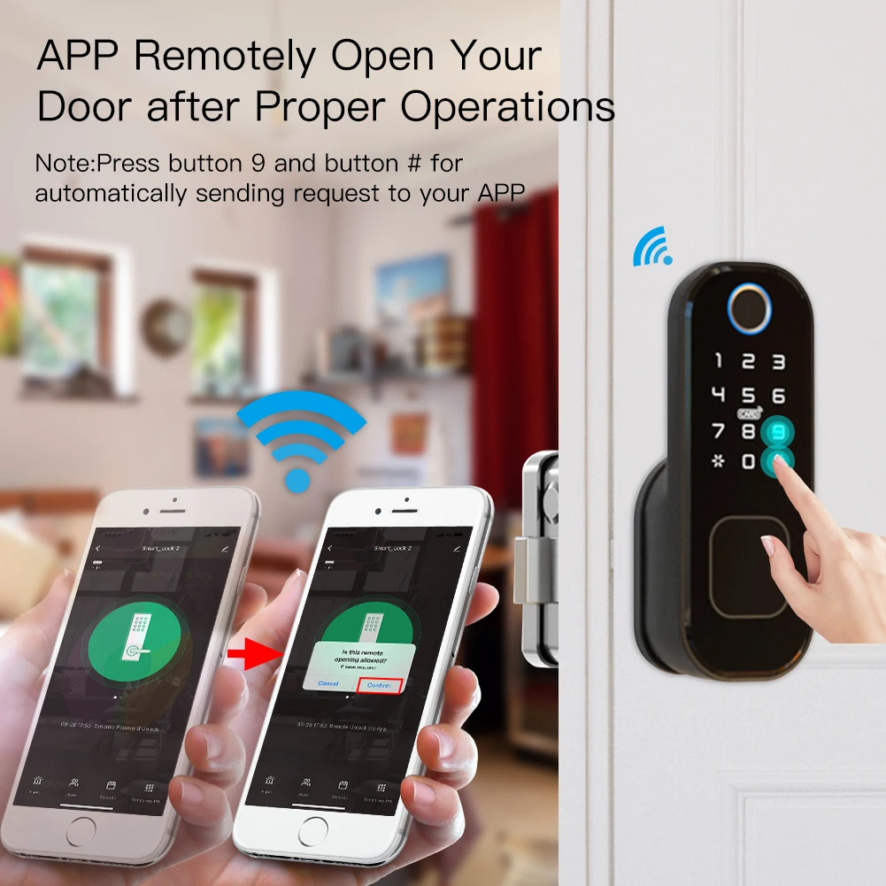 MOES WiFi Tuya Smart Lock Door – обзор и цена Smart Home Door Lock