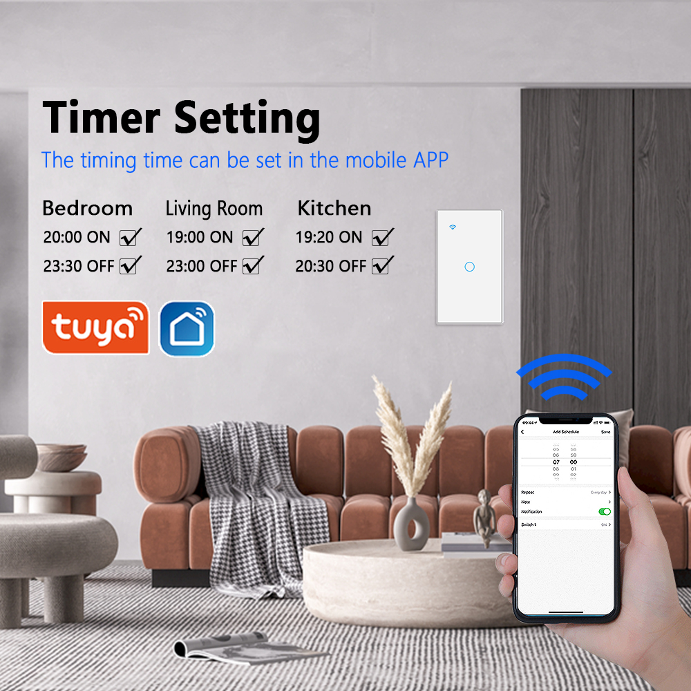 118 US Tuya Sensors Touch Swit – обзор и цена Smart Home Utilities