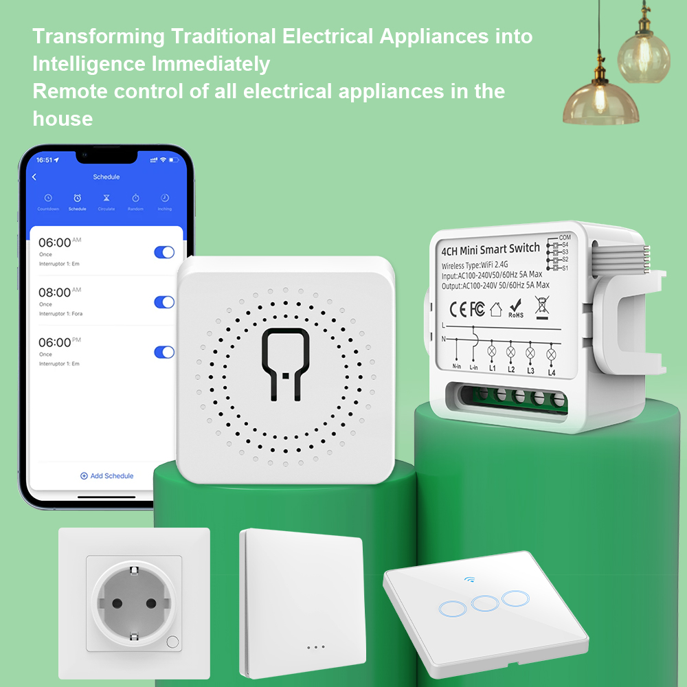 Tuya WiFi Smart Switch 1/2/3/4 – обзор и цена Smart Home Switch