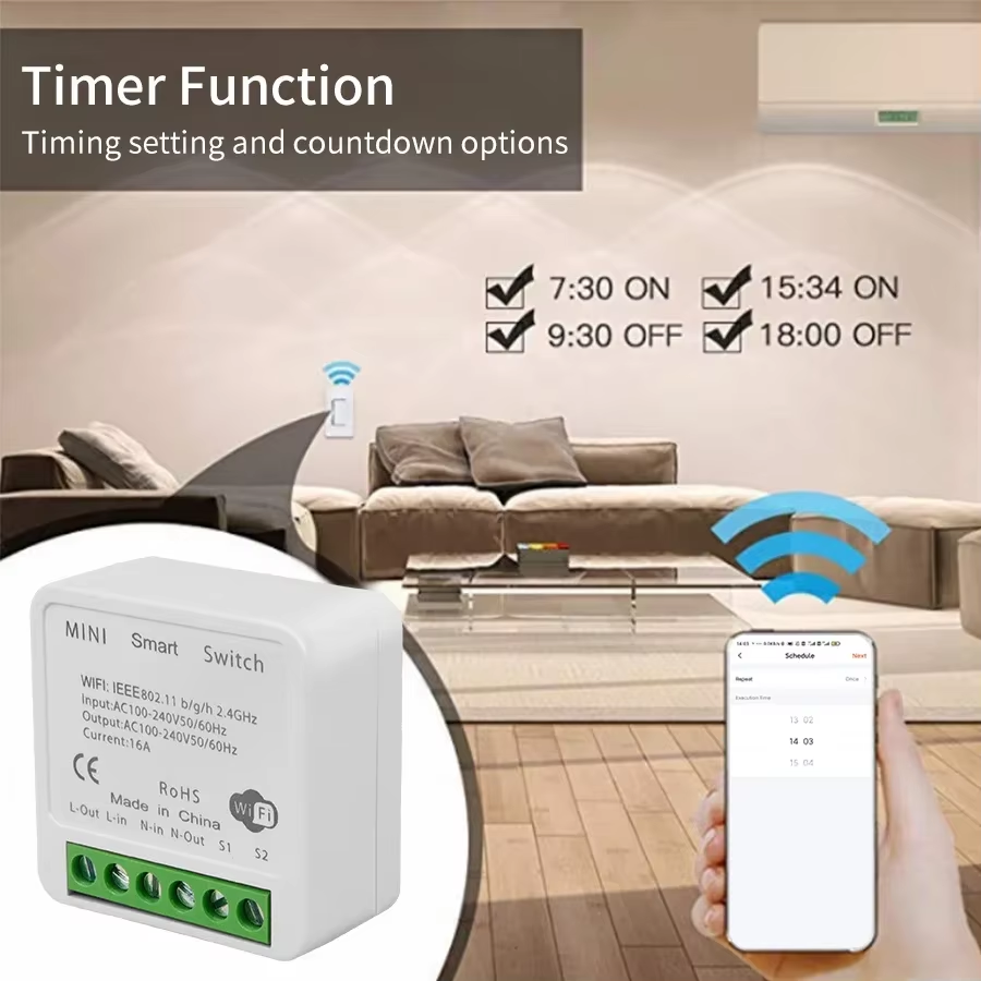 16A 20A WiFi Smart Switch 2-Wa – обзор и цена Smart Home Switch