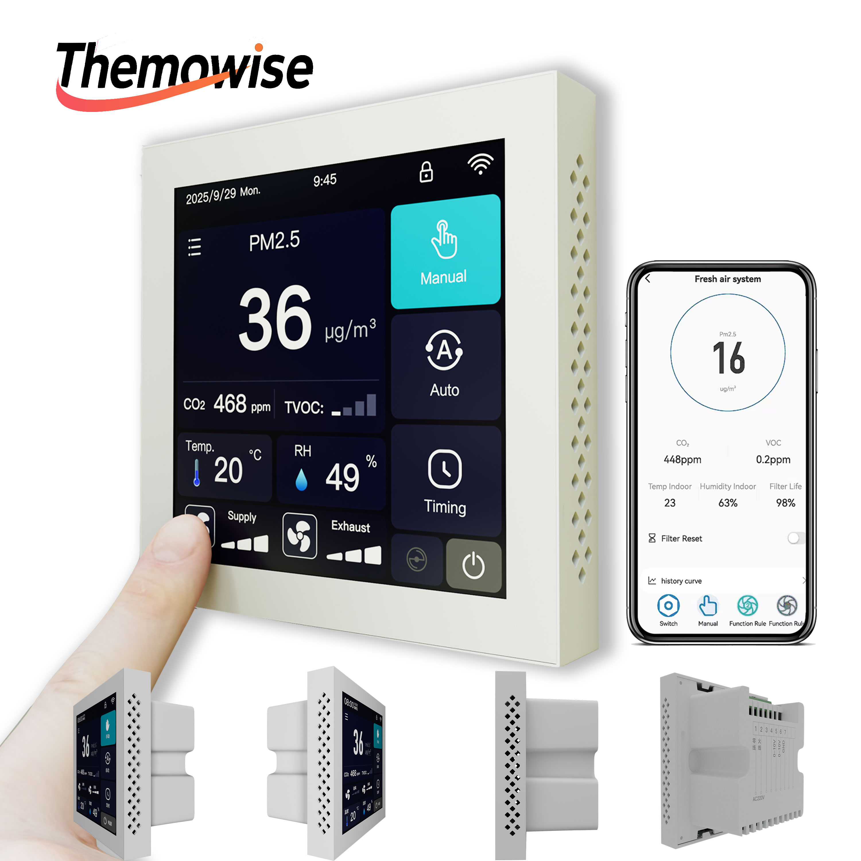WIFI Home Smart Air Quality Ma – обзор и цена Smart Home Ventilation