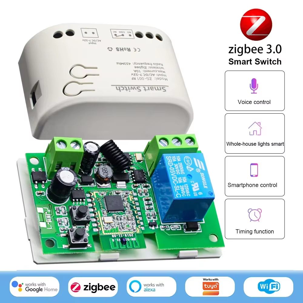 Zigbee Relay Breaker 7-32V 85- – обзор и цена Smart Home Wifi Hub