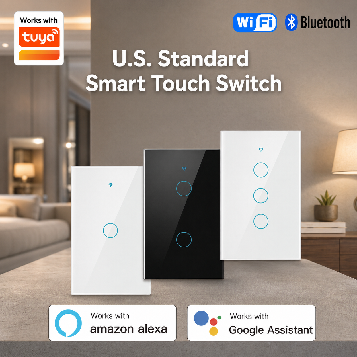 Tuya U.S.-Spec Touch Switch, R – обзор и цена Smart Home Switch