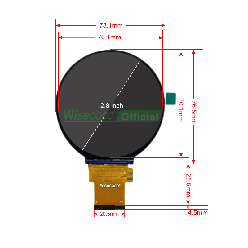 Wisecoco 2.8 Inch Round Displa – обзор и цена Smart Home Utilities