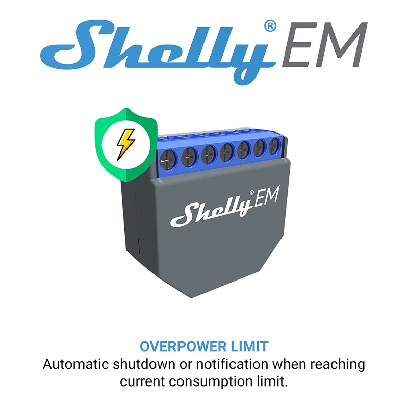 SHELLY EM Wifi Smart Life Cont – обзор и цена Smart Home Switch