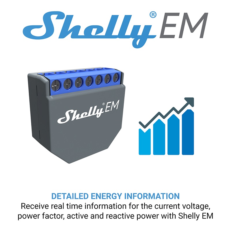 SHELLY EM Wifi Smart Life Cont – обзор и цена Smart Home Switch