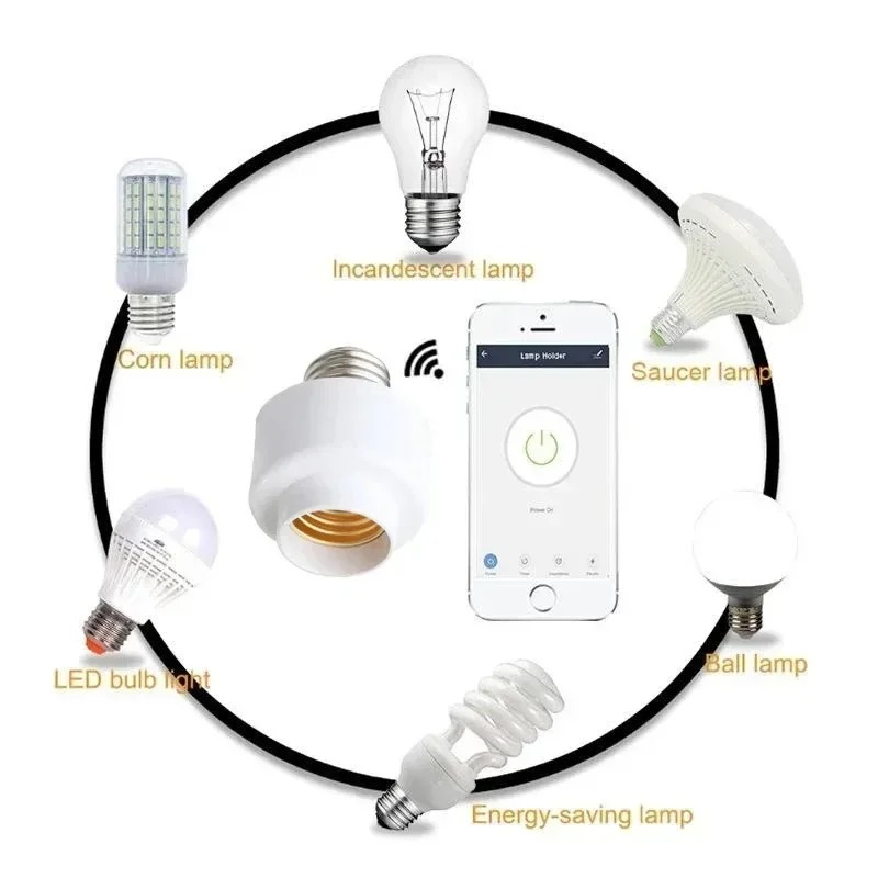 Tuya WIiFi BL E27 Socket Smart – обзор и цена Voice Control Light Bulb