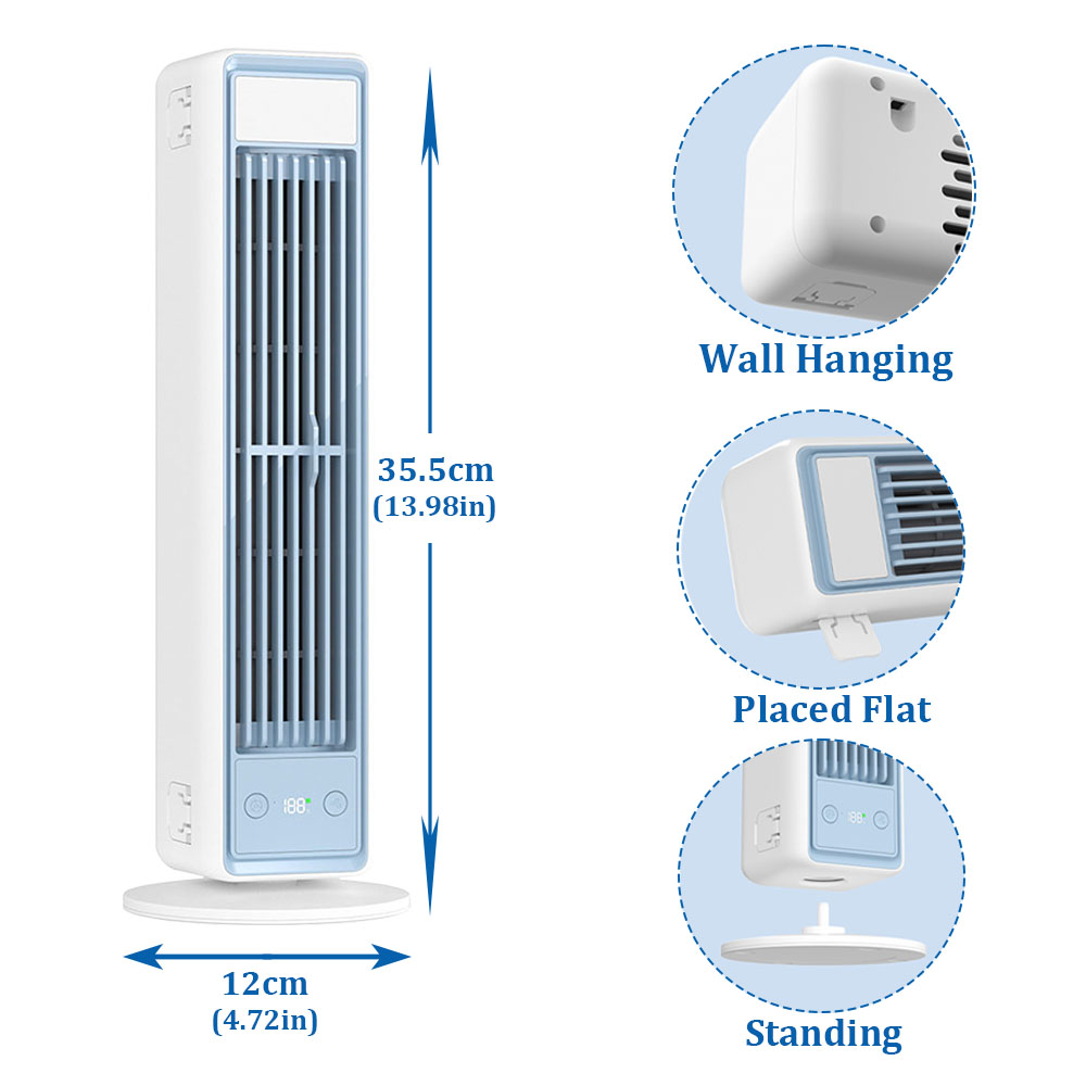 3600mAh USB Rechargeable Tower – обзор и цена Smart Home Ventilation