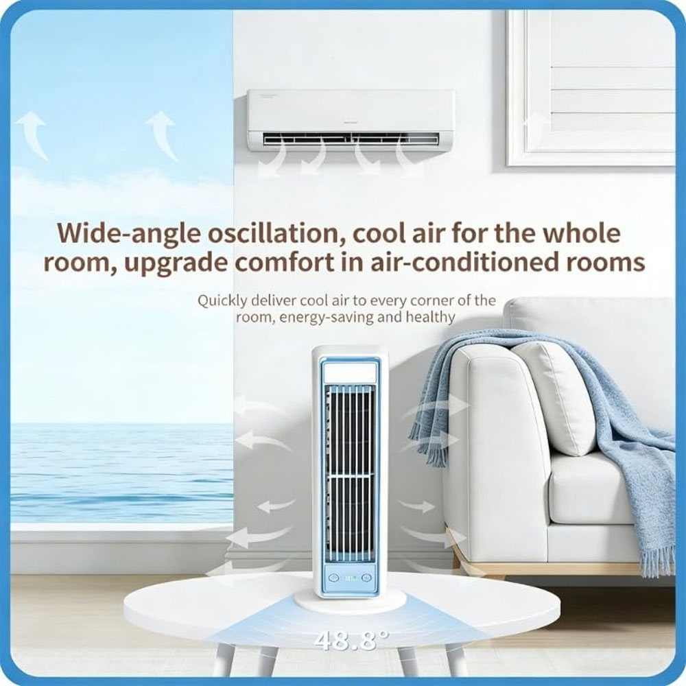 3600mAh USB Rechargeable Tower – обзор и цена Smart Home Ventilation