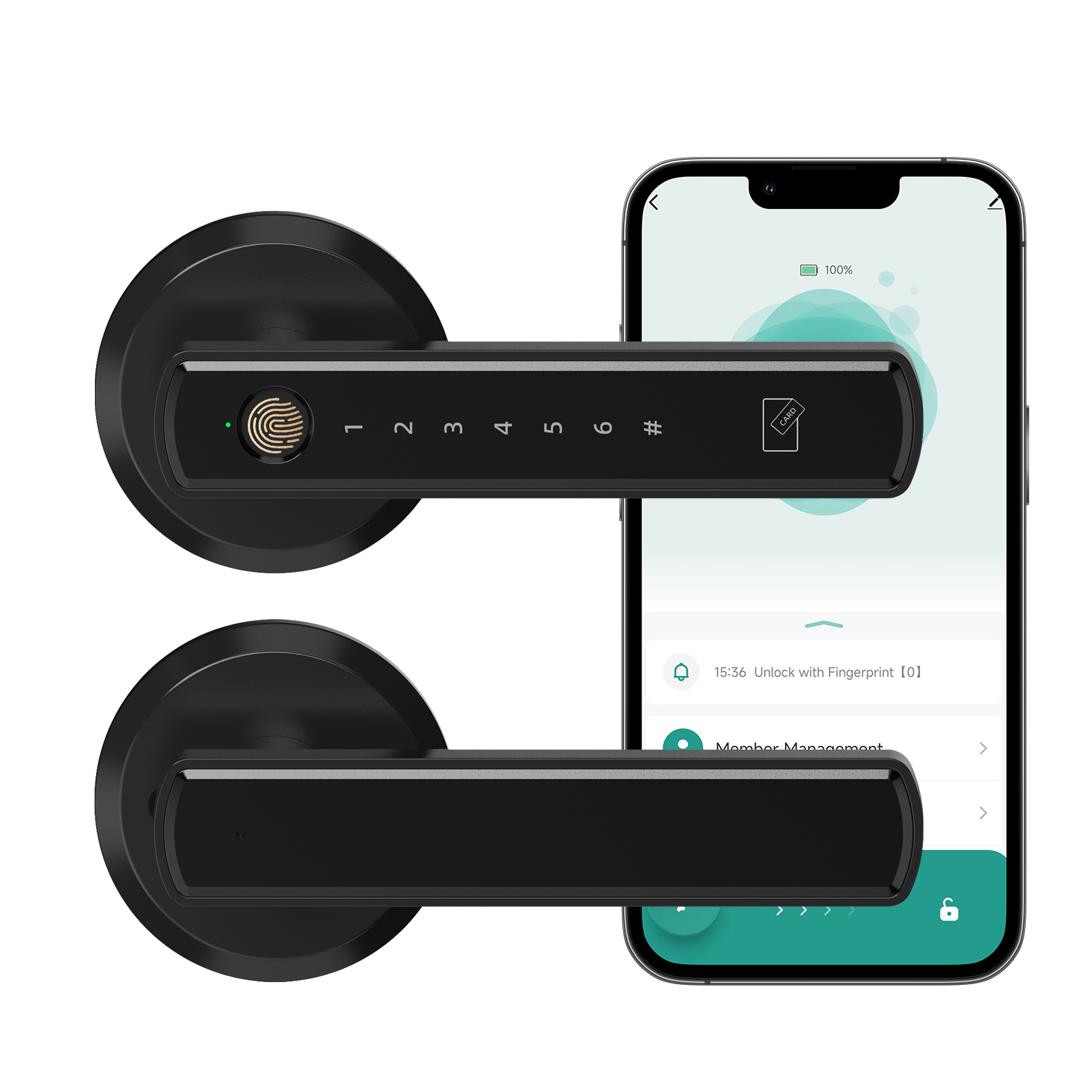 Viladepot Handle Shaped Smart  – обзор и цена Smart Home Door Lock