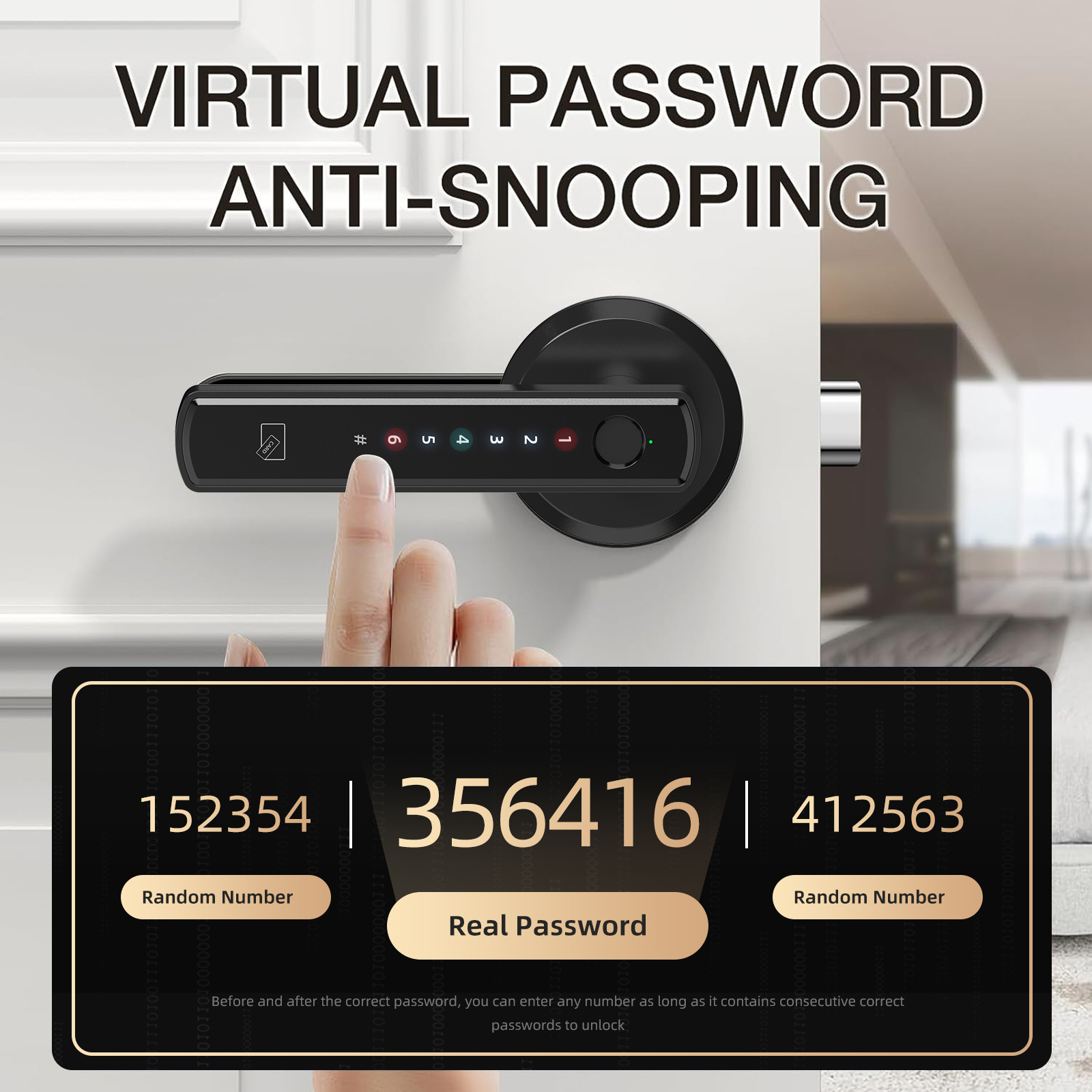 Viladepot Handle Shaped Smart  – обзор и цена Smart Home Door Lock