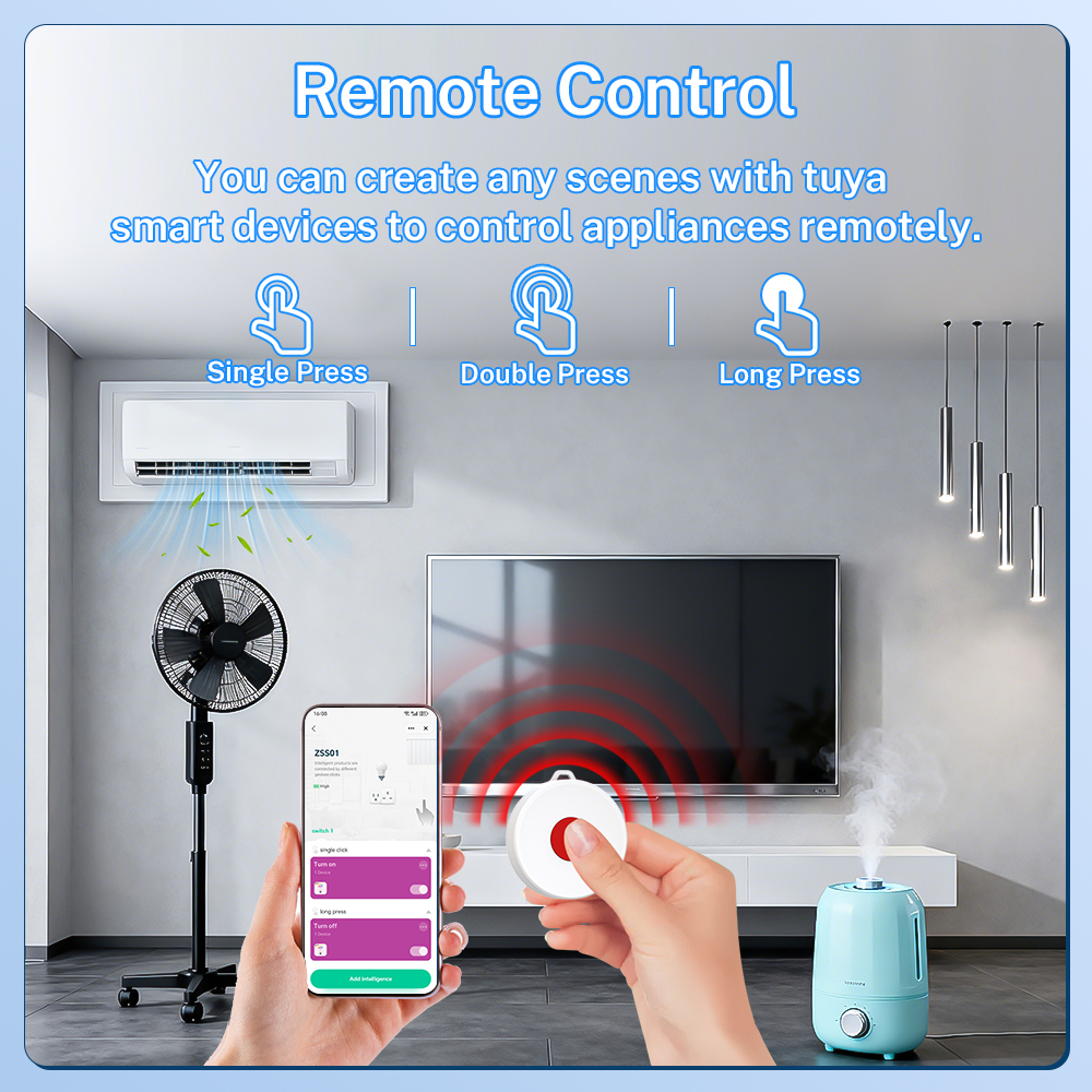 Tuya ZigBee Smart Button IP65  – обзор и цена Smart Home Switch