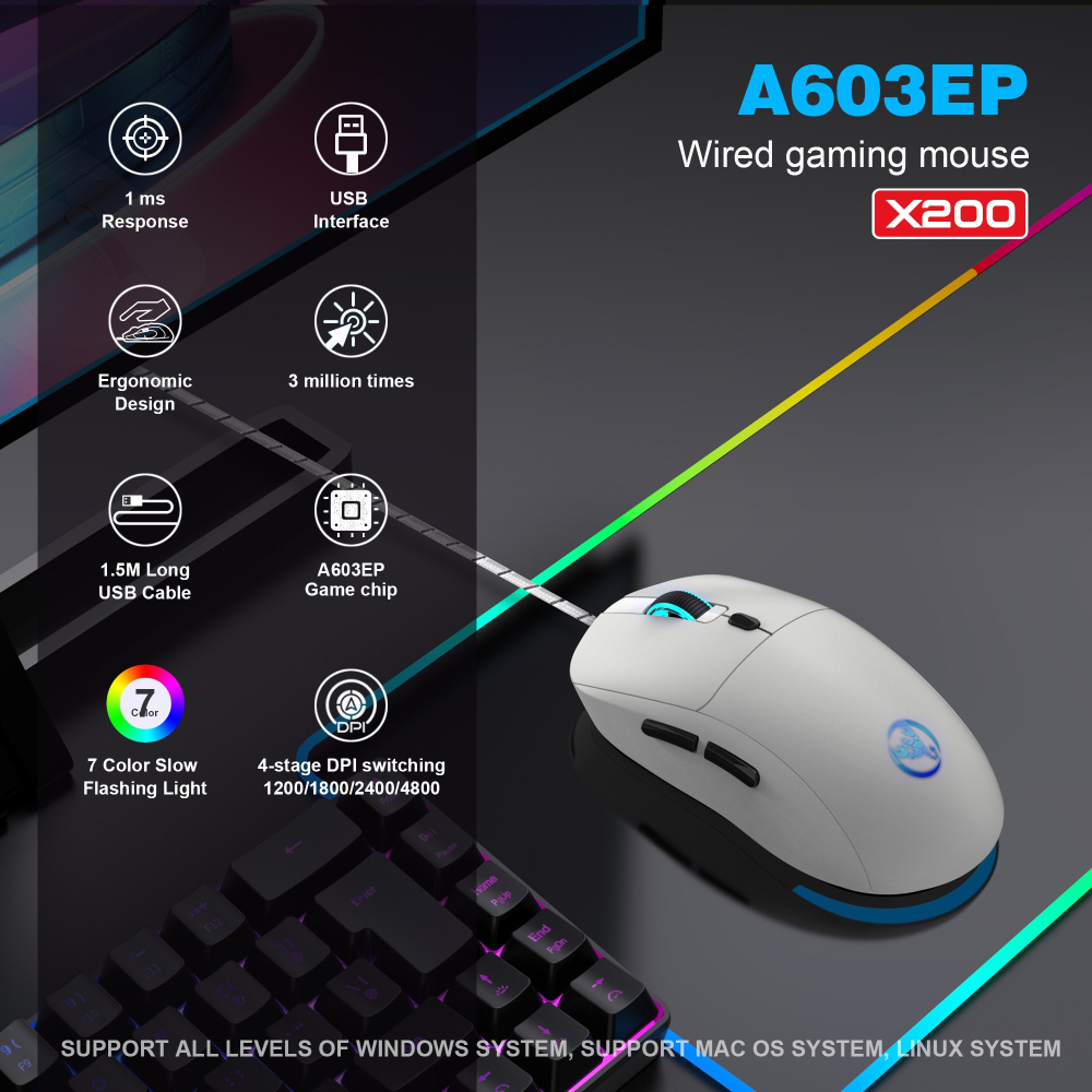 6 Keys Wired Gaming Mouse Adju – обзор и цена Smart Home Keyestudio
