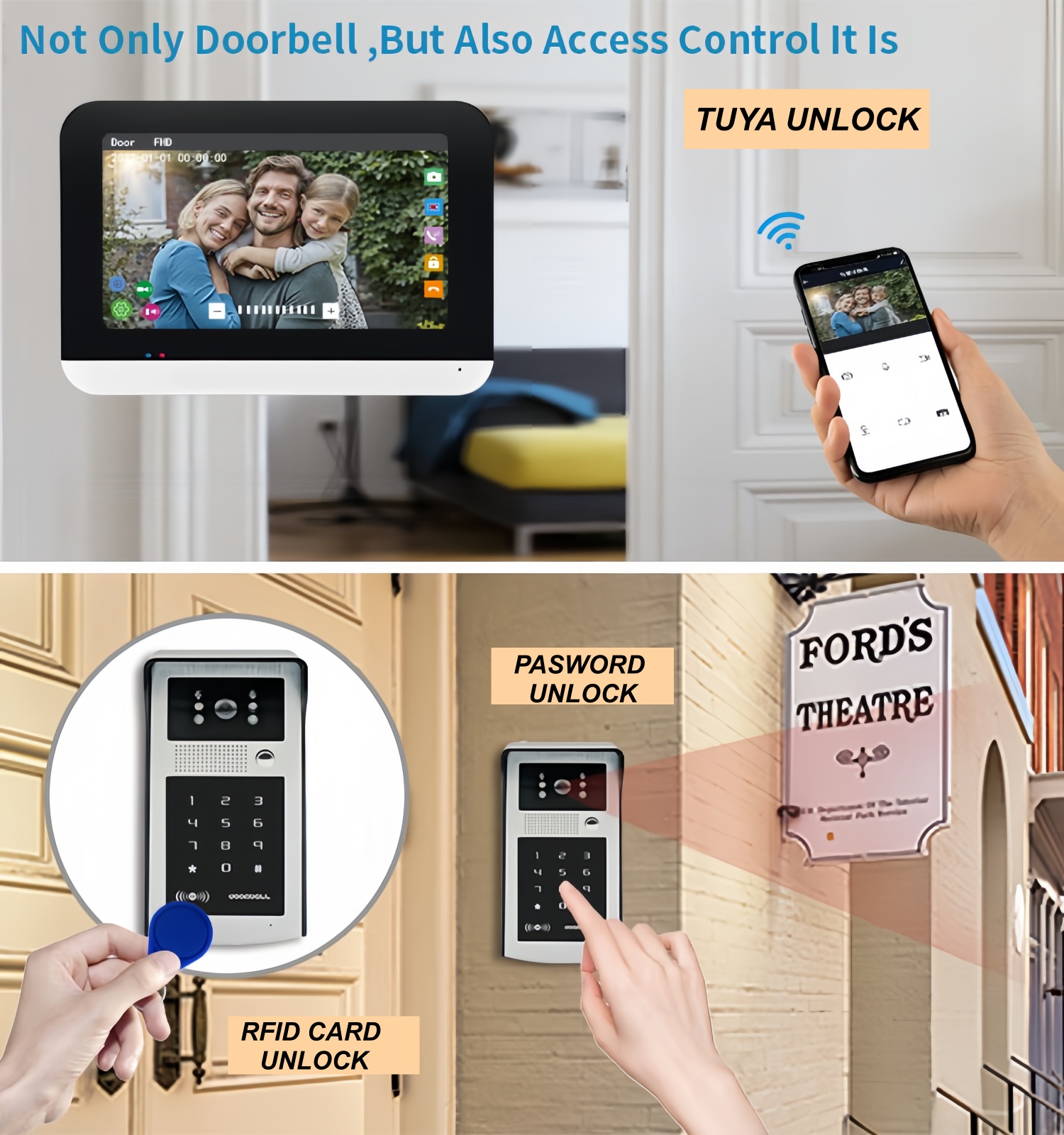 TUYA WIFI video intercom doorb – обзор и цена Smart Home Video