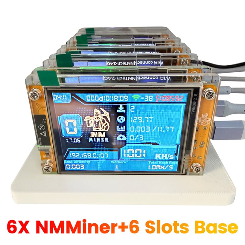 Hot-Nmminer Nerdminer+ 6 Slots – обзор и цена Upgrade Smart Home