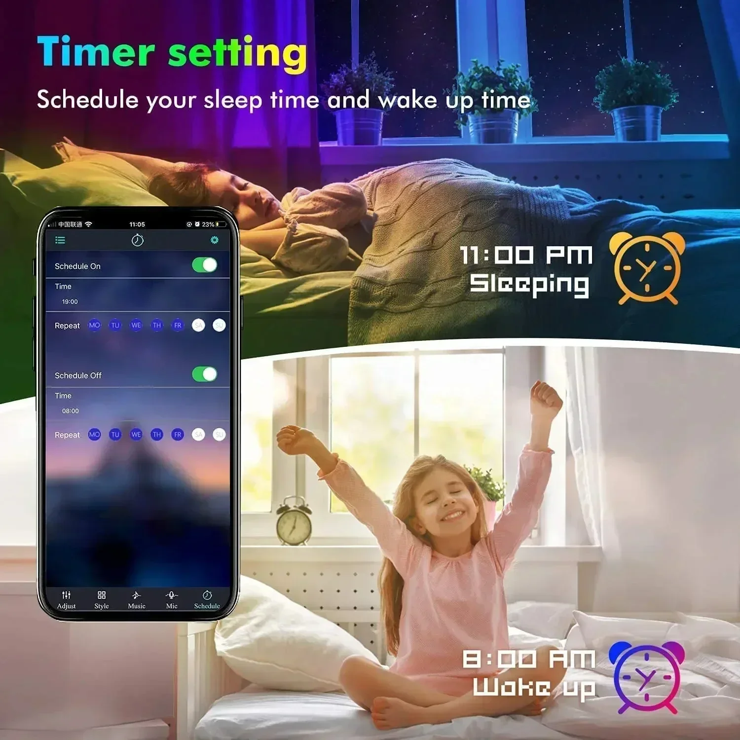 Smart RGB LED Gaming Light Str – обзор и цена Voice Control Light Bulb