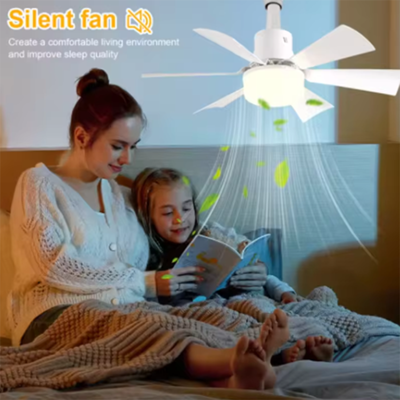 40W E27 LED Ceiling Fan Light  – обзор и цена Smart Home Ventilation
