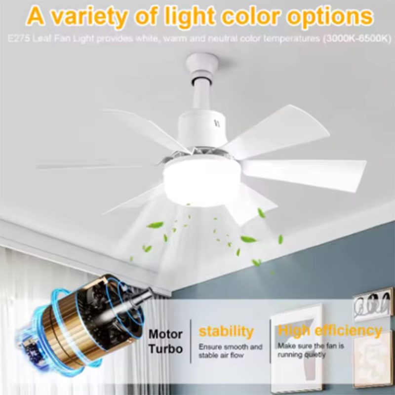 40W E27 LED Ceiling Fan Light  – обзор и цена Smart Home Ventilation