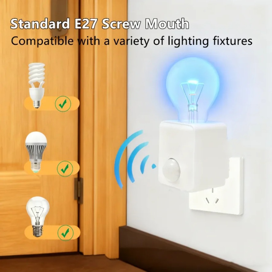 E27 PIR Motion Sensor Led Swit – обзор и цена Voice Control Light Bulb
