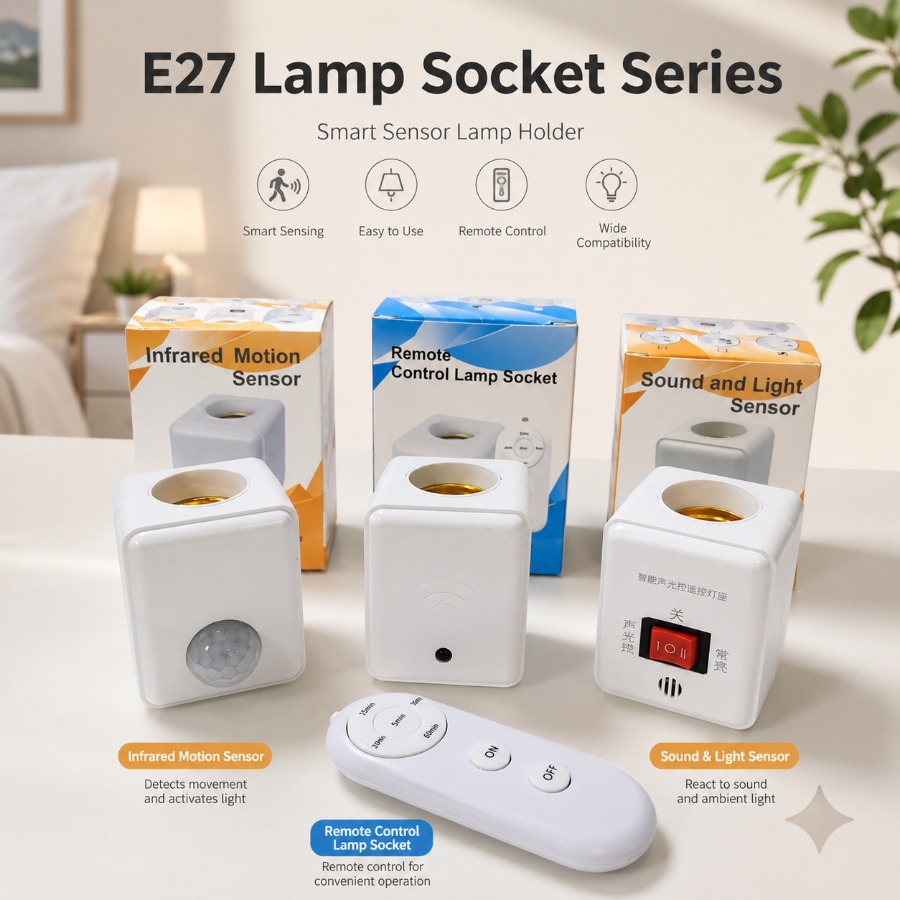 EU/US Plug E27 PIR Motion Sens – обзор и цена Voice Control Light Bulb