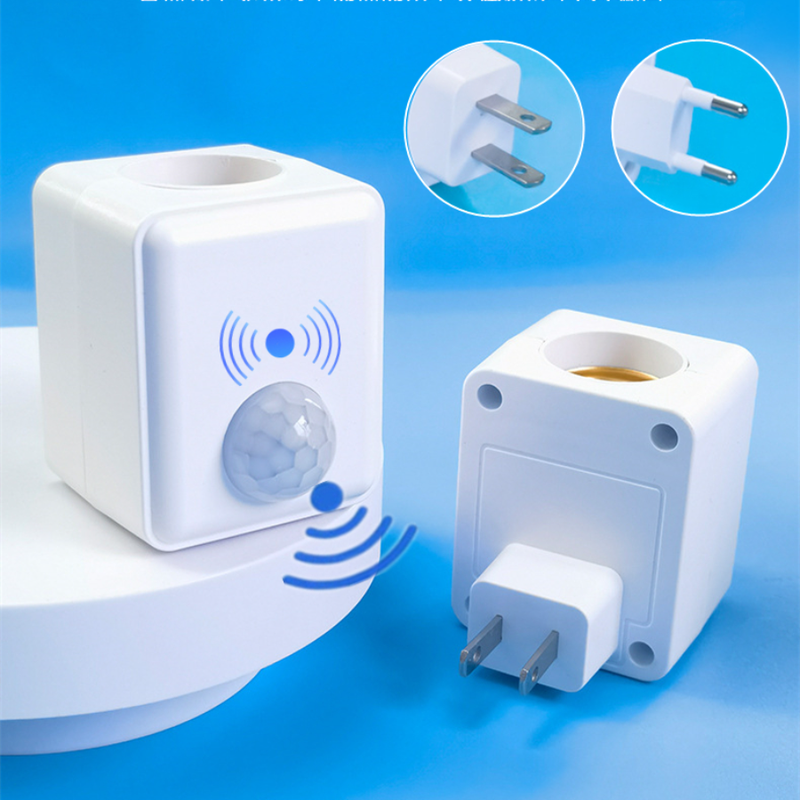 EU/US Plug E27 PIR Motion Sens – обзор и цена Voice Control Light Bulb