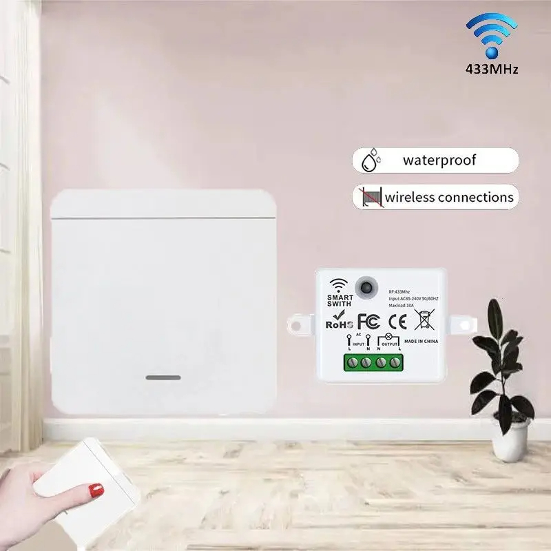 RF 433MHz Wireless Wall Switch – обзор и цена Smart Home Ventilation