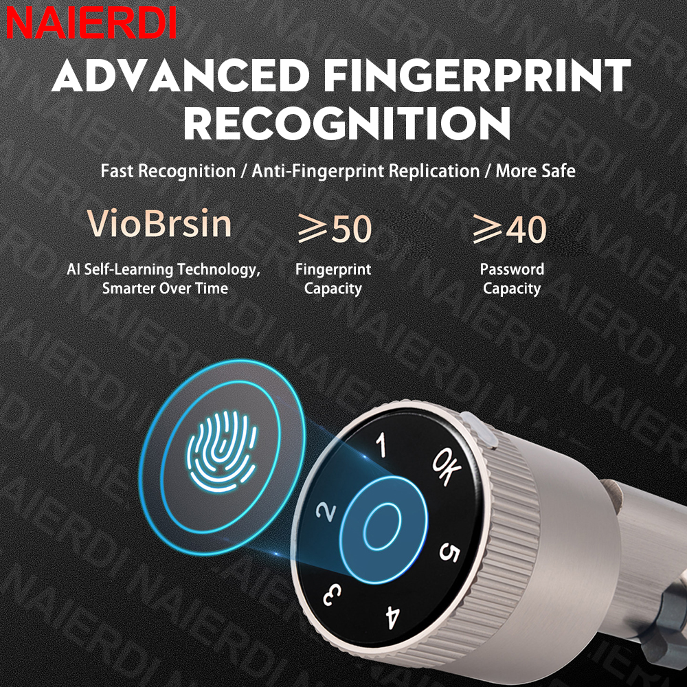 NAIERDI Smart Lock Cylinder Tu – обзор и цена Smart Home Keyestudio
