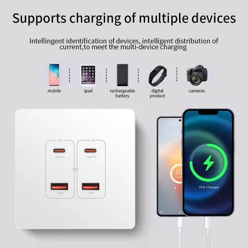 Herepow Wall Power Socket With – обзор и цена Smart Home Utilities