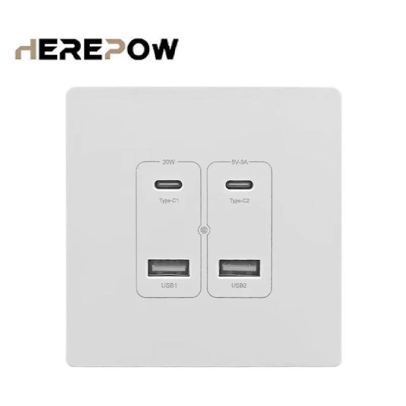 Herepow Wall Power Socket With – обзор и цена Smart Home Utilities