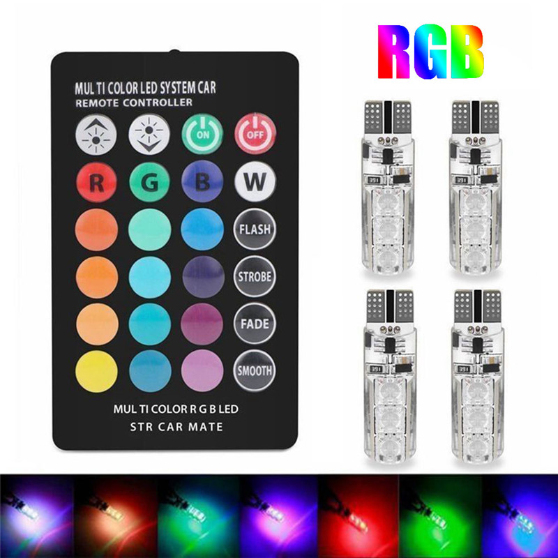 4PCS Car Signal Atmosphere Bul – обзор и цена Voice Control Light Bulb