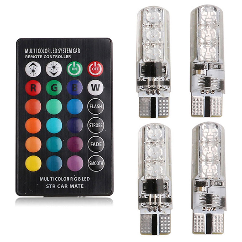 4PCS Car Signal Atmosphere Bul – обзор и цена Voice Control Light Bulb