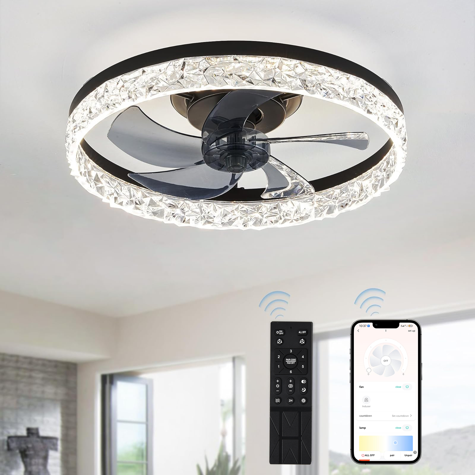 Modern LED Ceiling Fan Lmap Re – обзор и цена Smart Home Ventilation