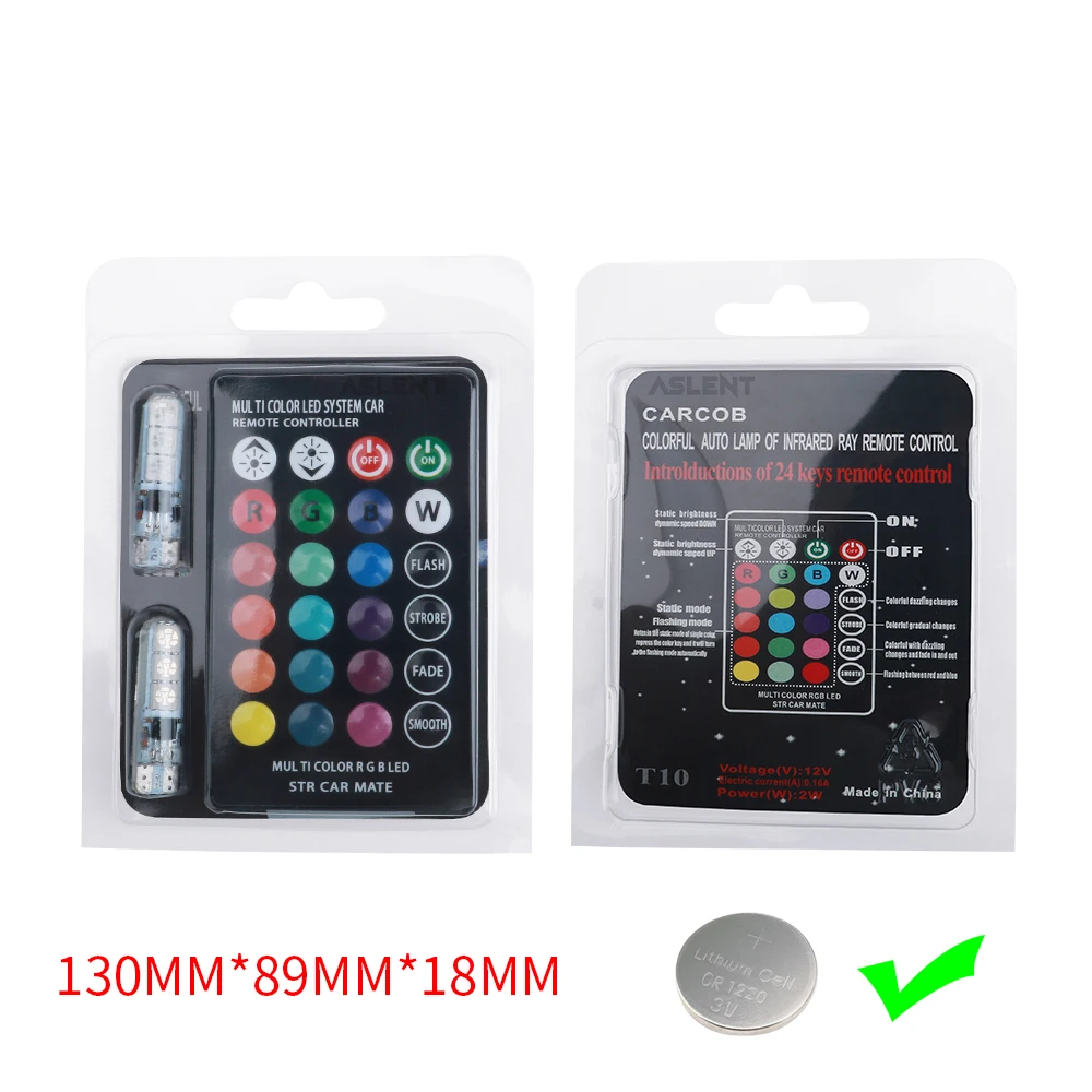 1set Memory Function T10 W5w R – обзор и цена Voice Control Light Bulb