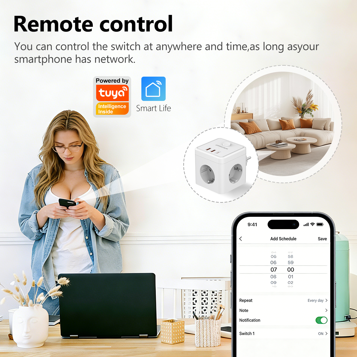 3 EU Plug 2 USB-A 1 Type-C Por – обзор и цена Smart Home Utilities