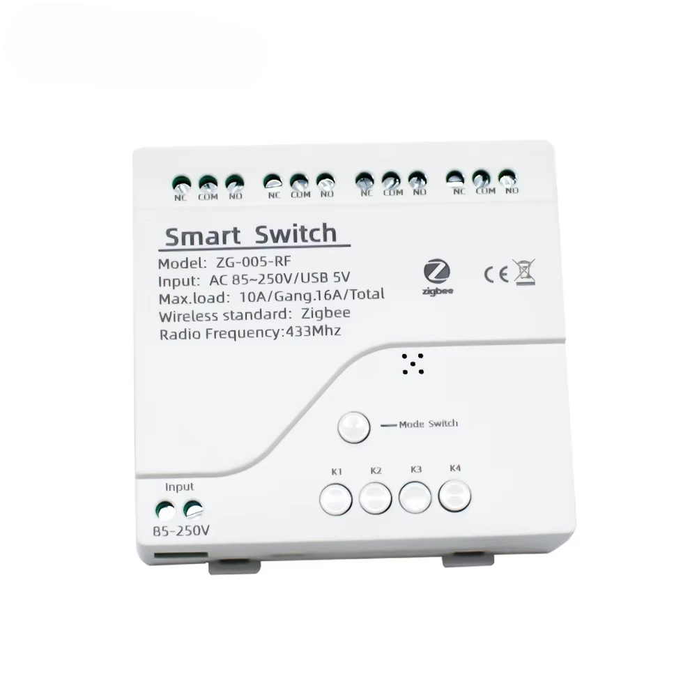 Tuya 4CH Zigbee Switch Relay M – обзор и цена Smart Home Switch