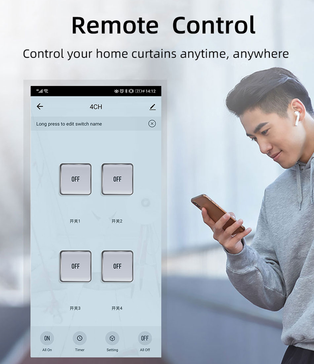 Tuya 4CH Zigbee Switch Relay M – обзор и цена Smart Home Switch