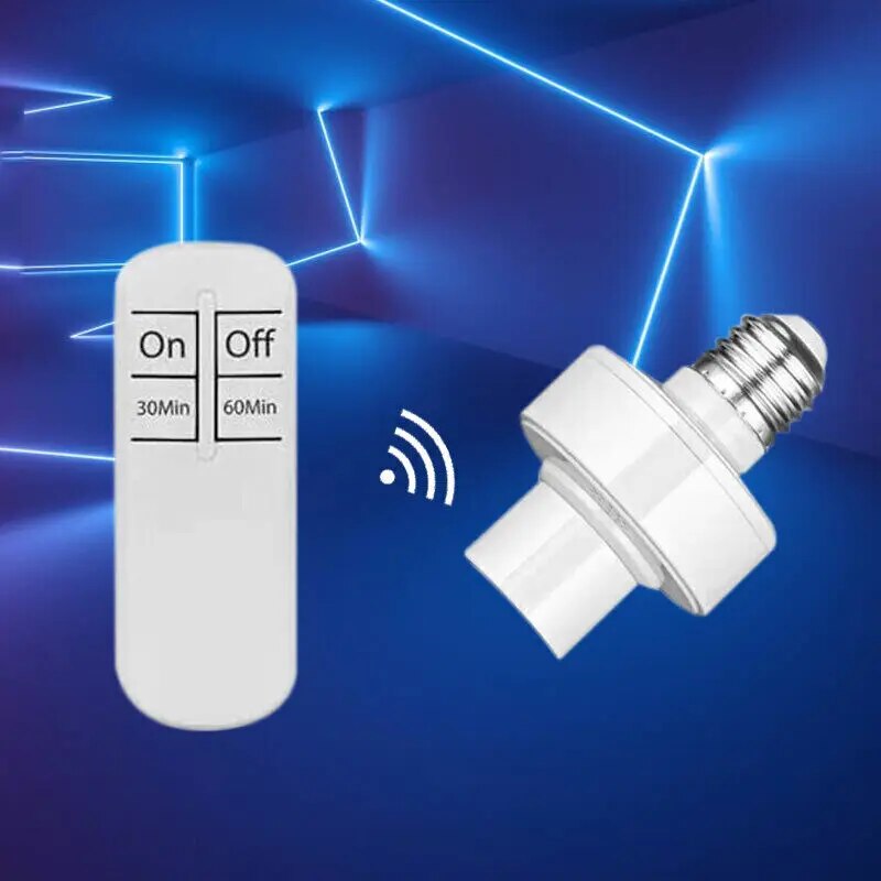 Wireless E27 Led Bulb Holder A – обзор и цена Voice Control Light Bulb