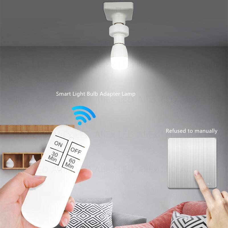 Wireless E27 Led Bulb Holder A – обзор и цена Voice Control Light Bulb