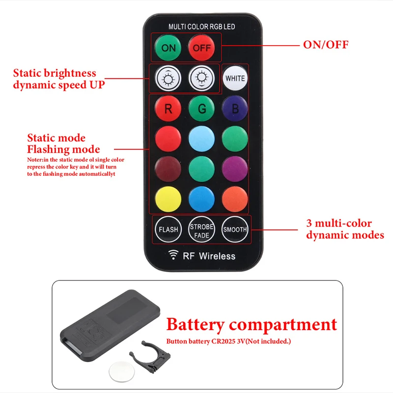 Remote Control With 2pcs RGB T – обзор и цена Voice Control Light Bulb