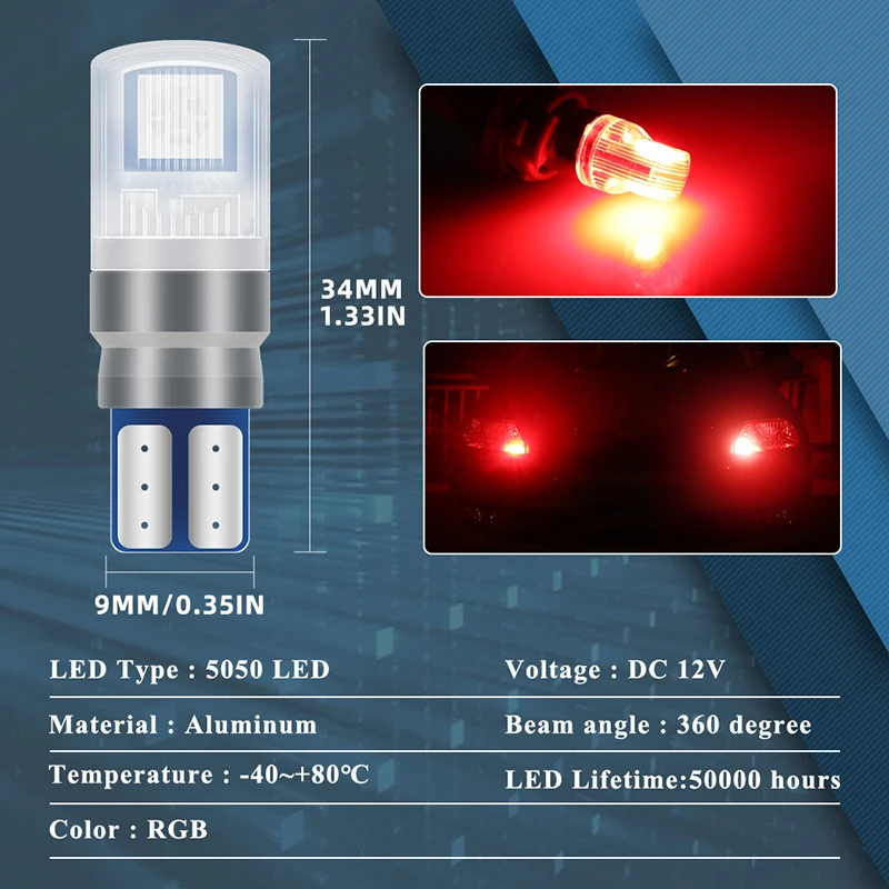 Remote Control With 2pcs RGB T – обзор и цена Voice Control Light Bulb