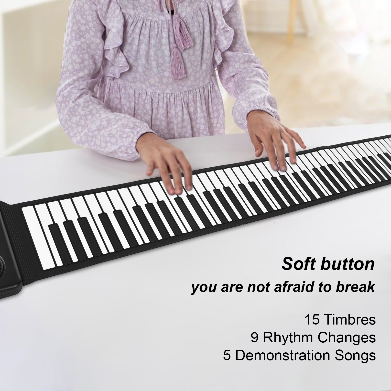 88 Key Portable Piano Handroll – обзор и цена Smart Home Keyestudio