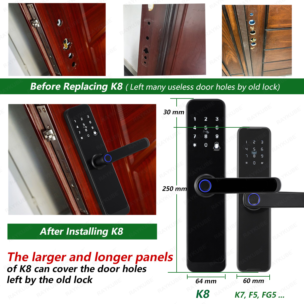 RAYKUBE K8 Smart Door Lock TTl – обзор и цена Smart Home Keyestudio