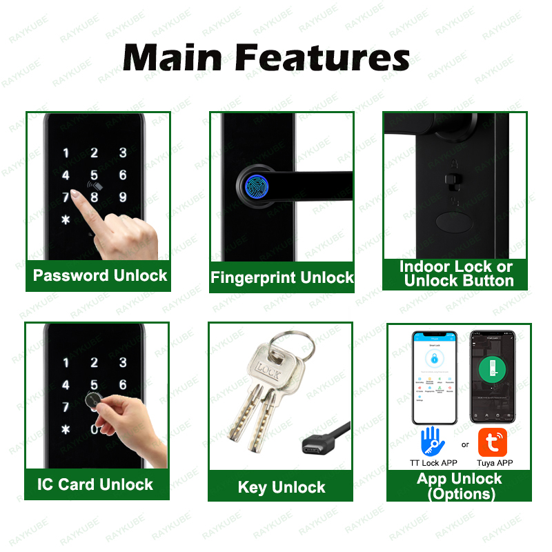 RAYKUBE K8 Smart Door Lock TTl – обзор и цена Smart Home Keyestudio