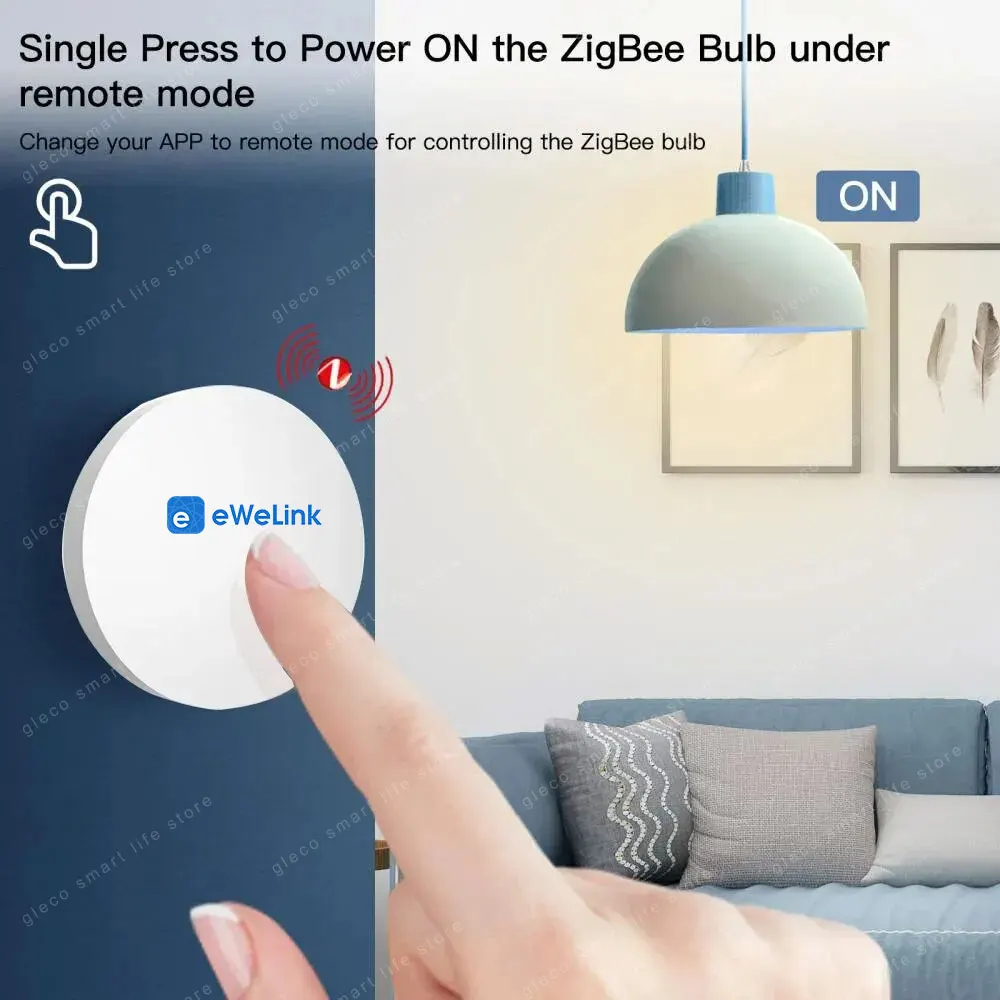 Zigbee Scene Button Push Switc – обзор и цена Smart Home Keyestudio